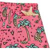 imageBoys Swim Trunks with Boxer Brief Liner Swim Shorts Compression Liner Youth Anti TrunksPink Pineapple