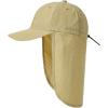 imageMens Sun Hats with UV Protection Fishing Hiking Hat for Men with Neck Flap Summer Baseball Cap OutdoorKhaki