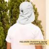 imageMens Sun Hats with UV Protection Fishing Hiking Hat for Men with Neck Flap Summer Baseball Cap OutdoorLightgray