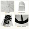 imageMens Sun Hats with UV Protection Fishing Hiking Hat for Men with Neck Flap Summer Baseball Cap OutdoorLightgray