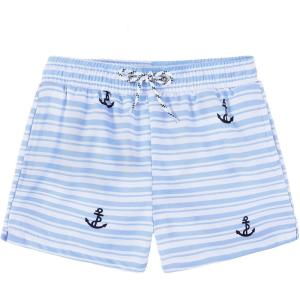 imageAmerican Trends Boys Swim Trunks Toddler Swim Shorts Bathing Suit Kids Swimsuit Youth SwimwearBlue Anchor