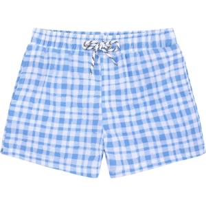 imageAmerican Trends Boys Swim Trunks Toddler Swim Shorts Bathing Suit Kids Swimsuit Youth SwimwearBlue Check