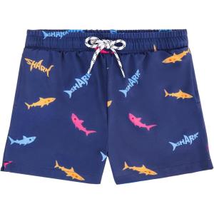 imageAmerican Trends Boys Swim Trunks Toddler Swim Shorts Bathing Suit Kids Swimsuit Youth SwimwearBlue Shark