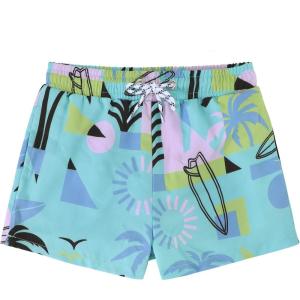 imageAmerican Trends Boys Swim Trunks Toddler Swim Shorts Bathing Suit Kids Swimsuit Youth SwimwearCoconut Tree