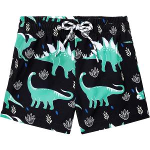 imageAmerican Trends Boys Swim Trunks Toddler Swim Shorts Bathing Suit Kids Swimsuit Youth SwimwearGreen Dinosaur