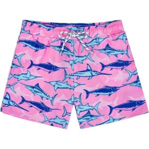 imageAmerican Trends Boys Swim Trunks Toddler Swim Shorts Bathing Suit Kids Swimsuit Youth SwimwearPink Blue Shark
