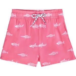 imageAmerican Trends Boys Swim Trunks Toddler Swim Shorts Bathing Suit Kids Swimsuit Youth SwimwearPink Fishbone