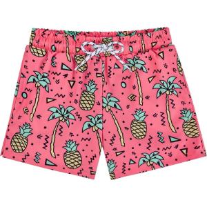 imageAmerican Trends Boys Swim Trunks Toddler Swim Shorts Bathing Suit Kids Swimsuit Youth SwimwearPink Pineapple