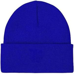 imageAmerican Trends Winter Hats for Men Women Cuffed Beanies Hat Soft Plain Knit Hats Skull CapsBlue