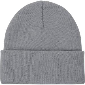 imageAmerican Trends Winter Hats for Men Women Cuffed Beanies Hat Soft Plain Knit Hats Skull CapsLight Grey
