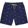 imageAmerican Trends Mens Swim Trunks Compression Lined Swim Shorts for Outdoor Bathing Suit ShortsFishbone Navy Blue