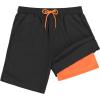 imageAmerican Trends Mens Swim Trunks Compression Lined Swim Shorts for Outdoor Bathing Suit ShortsZ Black