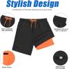 imageAmerican Trends Mens Swim Trunks Compression Lined Swim Shorts for Outdoor Bathing Suit ShortsZ Black