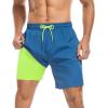imageAmerican Trends Mens Swim Trunks Compression Lined Swim Shorts for Outdoor Bathing Suit ShortsZ Sky Blue