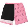 imageAmerican Trends Mens Swim Trunks with Compression Liner Quick Dry Beach Shorts for Men with Pockets Beach Wear ClothingAnchor