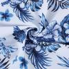 imageAmerican Trends Mens Swim Trunks with Compression Liner Quick Dry Beach Shorts for Men with Pockets Beach Wear ClothingLeaves Blue