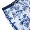 imageAmerican Trends Mens Swim Trunks with Compression Liner Quick Dry Beach Shorts for Men with Pockets Beach Wear ClothingLeaves Blue