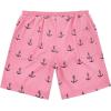 imageMens Swim Trunks Quick Dry Bathing Suits Novelty Board Shorts with Compression Liner Anchor M