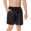 imageAmerican Trends Mens Swim Trunks Compression Lined Swim Shorts for Outdoor Bathing Suit ShortsShark Pink