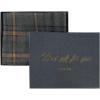 imageAmerican Trends Mens Winter Warm Long Soft Scarf Plaid Tassel Scarf for Men Soft Classic ScarvesOrange Stripe  Gift Box