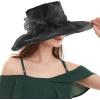 image2025 KentuckyDerby Fascinators Hats for Women Church Tea Party Hats AccessoriesBlack