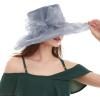 image2025 KentuckyDerby Fascinators Hats for Women Church Tea Party Hats AccessoriesGray