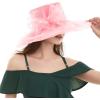 image2025 KentuckyDerby Fascinators Hats for Women Church Tea Party Hats AccessoriesPink