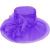 image2025 KentuckyDerby Fascinators Hats for Women Church Tea Party Hats AccessoriesPurple