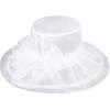 image2025 KentuckyDerby Fascinators Hats for Women Church Tea Party Hats AccessoriesWhite