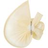 image2025 KentuckyDerby Fascinators Hats for Women Tea Party Hats Headwear Hair Clip for Wedding ChurchBeige