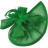 image2025 KentuckyDerby Fascinators Hats for Women Tea Party Hats Headwear Hair Clip for Wedding ChurchGreen
