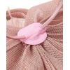 image2025 KentuckyDerby Fascinators Hats for Women Tea Party Hats Headwear Hair Clip for Wedding ChurchPink