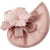 image2025 KentuckyDerby Fascinators Hats for Women Tea Party Hats Headwear Hair Clip for Wedding ChurchPink