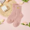 imageAmerican Trends Coral Fleece Cloud Socks UltraSoft Fuzzy Warm Sleep Socks Cozy Unisex Gifts for Birthday SelfCarePink