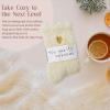 imageAmerican Trends Coral Fleece Cloud Socks UltraSoft Fuzzy Warm Sleep Socks Cozy Unisex Gifts for Birthday SelfCareWhite Beige