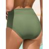 imageAmerican Trends High Waisted Bikini Bottoms for Women Tummy Control Full Coverage Bathing Suit Swim Swimsuit BottomsGreen