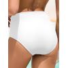 imageAmerican Trends High Waisted Bikini Bottoms for Women Tummy Control Full Coverage Bathing Suit Swim Swimsuit BottomsWhite