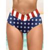 imageAmerican Trends High Waisted Bikini Bottoms for Women Tummy Control Full Coverage Bathing Suit Swim Swimsuit BottomsZ American Flag