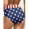 imageAmerican Trends High Waisted Bikini Bottoms for Women Tummy Control Full Coverage Bathing Suit Swim Swimsuit BottomsZ American Flag