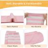 imageAmerican Trends Kids Soccer Socks for Toddler Boys Girls Knee High Socks Stripes Cotton Sport Long Tube Sock 19 YearsBlackWhitePinkHot Pink