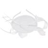 imageFascinators Hats for Women KentuckyDerby Tea Party Hats Flower Wedding Church Headband Hair Clip GirlsA White