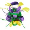imageFascinators Hats for Women KentuckyDerby Tea Party Hats Flower Wedding Church Headband Hair Clip GirlsGoldGreenPurplemardi Gras