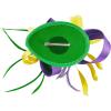 imageFascinators Hats for Women KentuckyDerby Tea Party Hats Flower Wedding Church Headband Hair Clip GirlsGoldGreenPurplemardi Gras
