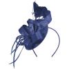 imageFascinators Hats for Women KentuckyDerby Tea Party Hats Flower Wedding Church Headband Hair Clip GirlsNavy