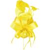 imageFascinators Hats for Women KentuckyDerby Tea Party Hats Flower Wedding Church Headband Hair Clip GirlsYellow