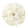 imageKentuckyDerby Fascinators Hat Tea Party Wedding Church Hat Headwear Hair Clip 2025Beige