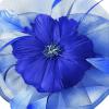 imageKentuckyDerby Fascinators Hat Tea Party Wedding Church Hat Headwear Hair Clip 2025Blue