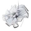 imageKentuckyDerby Fascinators Hat Tea Party Wedding Church Hat Headwear Hair Clip 2025Gray