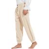 imagePirate Pants for Men Pirate Costume Pant Renaissance Medieval Pant Halloween Costume Viking Pants MenBeige