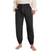 imagePirate Pants for Men Pirate Costume Pant Renaissance Medieval Pant Halloween Costume Viking Pants MenBlack